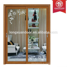 Fábrica Personalizada comercial Exterior Termal de vidrio templado Pantalla de puertas corredizas